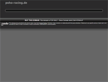 Tablet Screenshot of poho-racing.de